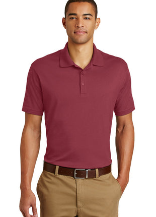 Eddie Bauer® Performance Polo. EB102 - Red Rhubarb | Eddie Bauer