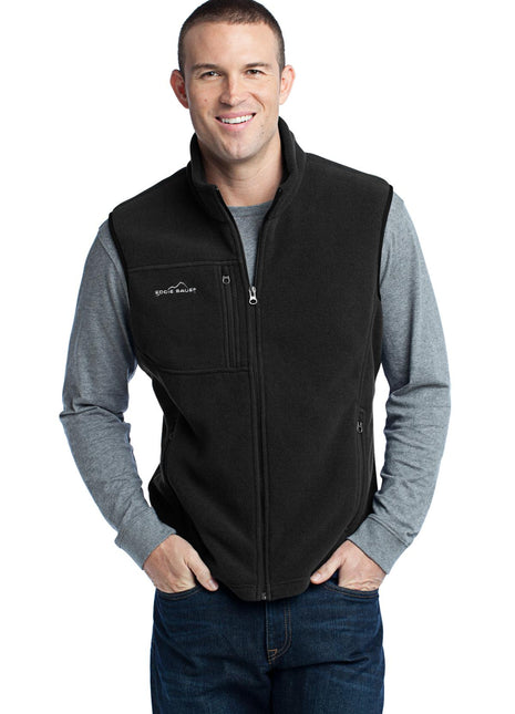 Eddie Bauer® - Fleece Vest. EB204 - Black | Eddie Bauer