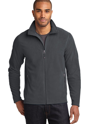 Eddie Bauer® Full-Zip Microfleece Jacket. EB224 - Grey Steel | Eddie Bauer