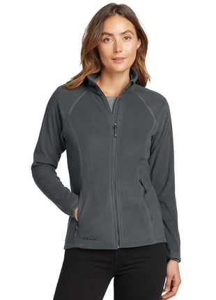Eddie Bauer® Women's Full-Zip Microfleece Jacket. EB225 - Grey Steel | Eddie Bauer