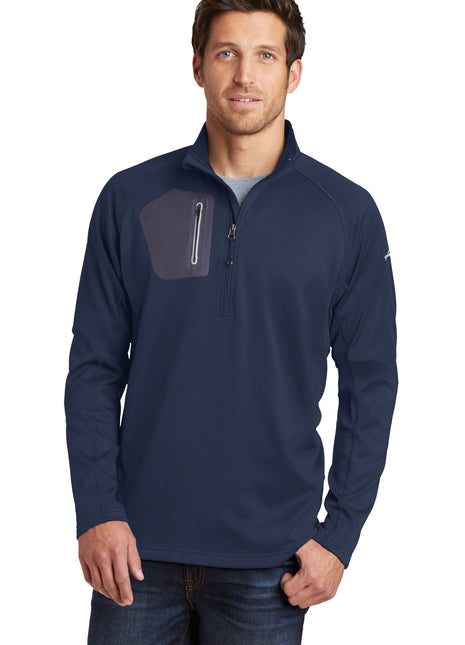 Eddie Bauer® 1/2-Zip Performance Fleece. EB234 - River Blue Navy | Eddie Bauer