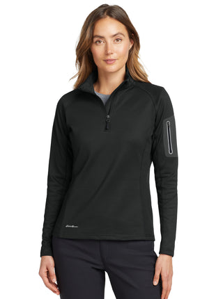 Eddie Bauer® Women's 1/2-Zip Performance Fleece. EB235 - Black | Eddie Bauer