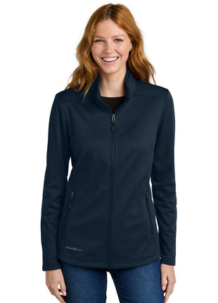 Eddie Bauer® Women's Smooth Mid Layer Fleece Full-Zip EB2470 - River Blue Navy | Eddie Bauer