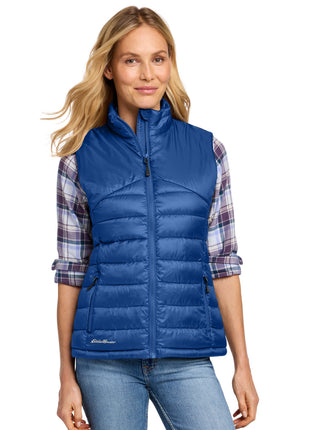 Eddie Bauer® Women's Quilted Vest EB513 - Cobalt Blue | Eddie Bauer