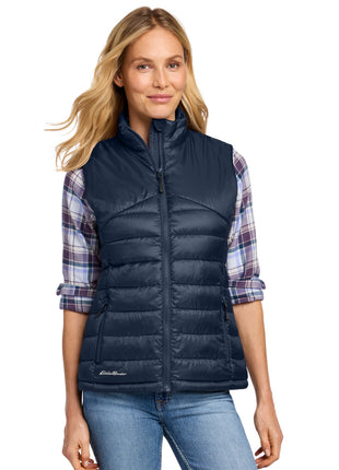 Eddie Bauer® Women's Quilted Vest EB513 - River Blue Navy | Eddie Bauer