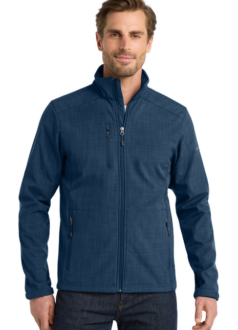 Eddie Bauer® Shaded Crosshatch Soft Shell Jacket. EB532 - Blue | Eddie Bauer