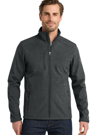 Eddie Bauer® Shaded Crosshatch Soft Shell Jacket. EB532 - Grey | Eddie Bauer