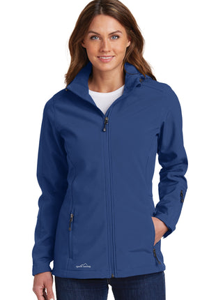 Eddie Bauer® Women's Hooded Soft Shell Parka. EB537 - Admiral Blue | Eddie Bauer