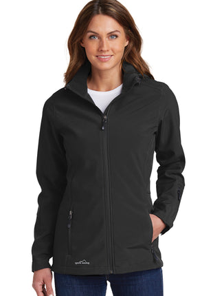 Eddie Bauer® Women's Hooded Soft Shell Parka. EB537 - Black | Eddie Bauer
