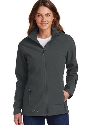 Eddie Bauer® Women's Hooded Soft Shell Parka. EB537 - Grey Steel | Eddie Bauer