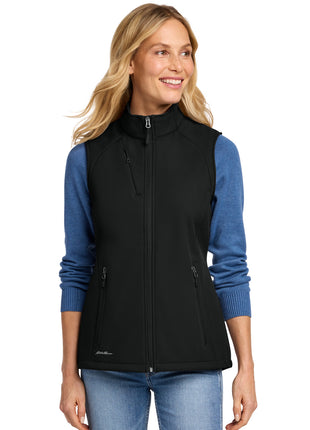 Eddie Bauer® Women's Stretch Soft Shell Vest EB547 - Deep Black | Eddie Bauer