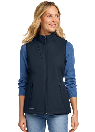 Eddie Bauer® Women's Stretch Soft Shell Vest EB547 - River Blue Navy | Eddie Bauer