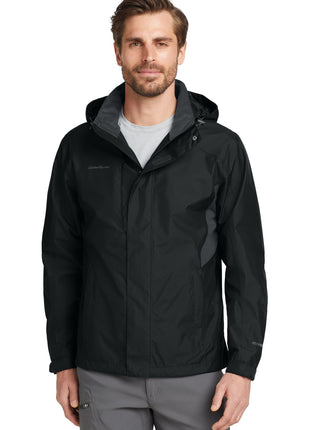 Eddie Bauer® Rain Jacket. EB550 - Black/ Steel Grey | Eddie Bauer