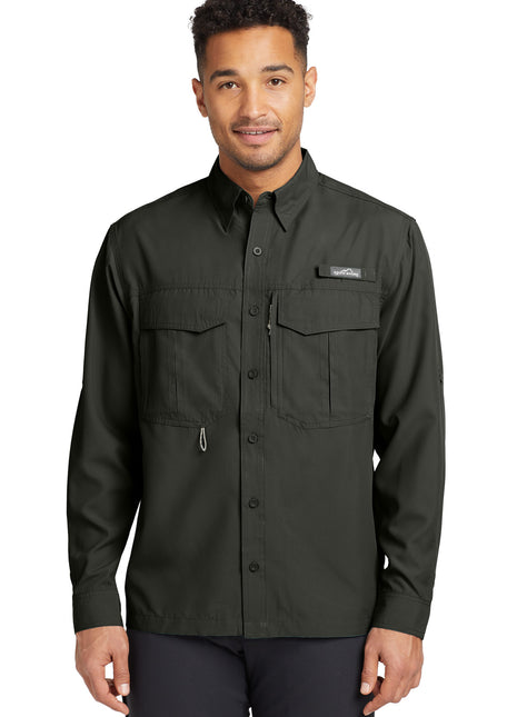 Eddie Bauer® - Long Sleeve Performance Fishing Shirt. EB600 - Boulder | Eddie Bauer