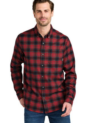 Eddie Bauer® Long Sleeve Favorite Flannel Plaid Shirt EB610 - Red Highland Plaid | Eddie Bauer