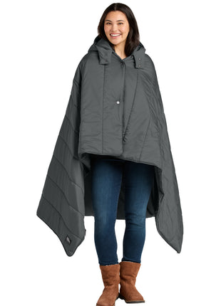 Eddie Bauer® Puffy Camp Poncho EB755 - Metal Grey | Eddie Bauer