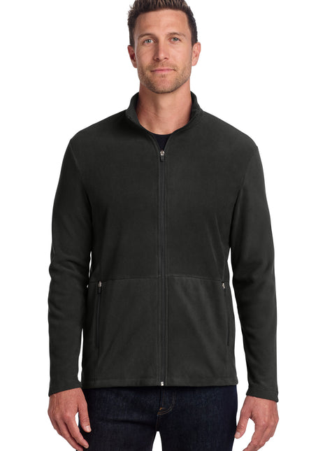 Port Authority® Accord Microfleece Jacket F151 - Black | Port Authority