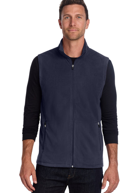 Port Authority® Accord Microfleece Vest F152 - Navy | Port Authority