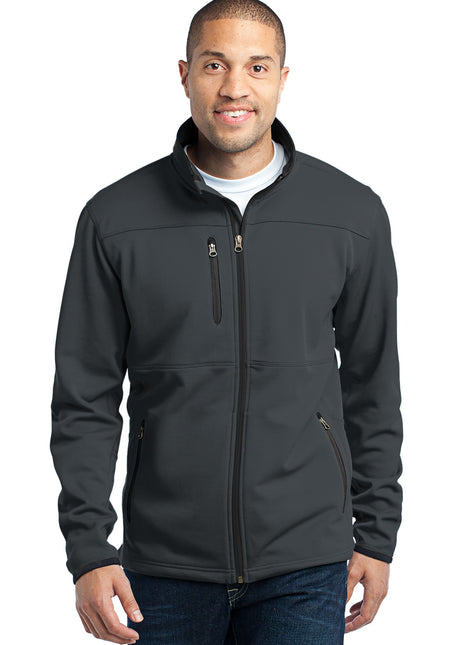 Port Authority® Pique Fleece Jacket. F222 - Graphite | Port Authority