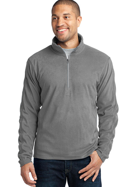 Port Authority® Microfleece 1/2-Zip Pullover. F224 - Pearl Grey | Port Authority