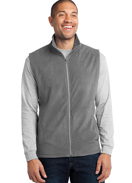 Port Authority® Microfleece Vest. F226 - Pearl Grey | Port Authority