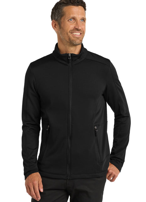 Port Authority ® Grid Fleece Jacket. F239 - Deep Black | Port Authority