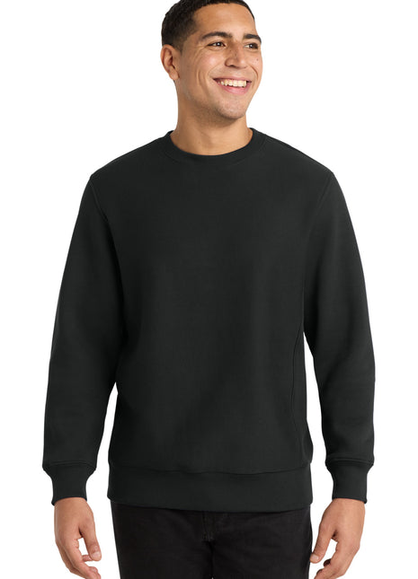 Sport-Tek® Super Heavyweight Crewneck Sweatshirt.  F280 - Black | Sport-Tek