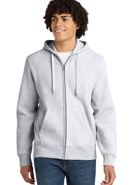 Sport-Tek® Super Heavyweight Full-Zip Hooded Sweatshirt.  F282 - Athletic Heather | Sport-Tek