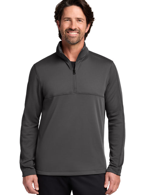 Port Authority® Smooth Fleece 1/4-Zip F804 - Graphite | Port Authority