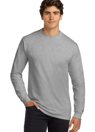 Gildan® - Ultra Cotton® 100% US Cotton Long Sleeve T-Shirt.  G2400 - Ash | Gildan