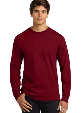 Gildan® - Ultra Cotton® 100% US Cotton Long Sleeve T-Shirt.  G2400 - Cardinal Red | Gildan