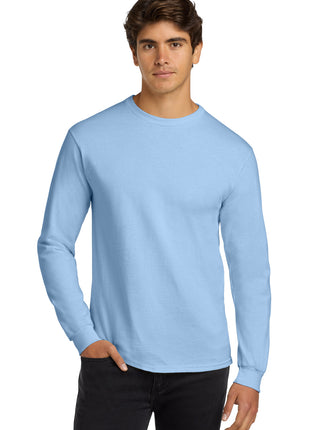 Gildan® - Ultra Cotton® 100% US Cotton Long Sleeve T-Shirt.  G2400 - Light Blue | Gildan
