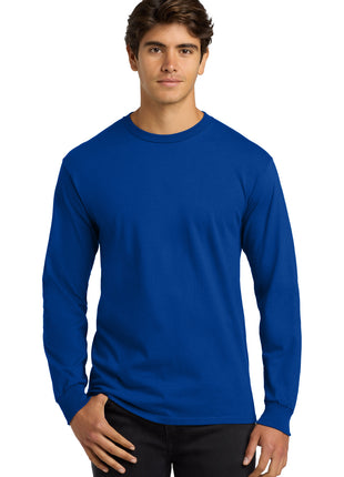 Gildan® - Ultra Cotton® 100% US Cotton Long Sleeve T-Shirt.  G2400 - Royal | Gildan