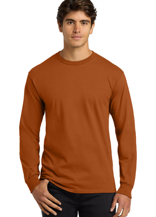 Gildan® - Ultra Cotton® 100% US Cotton Long Sleeve T-Shirt.  G2400 - Texas Orange | Gildan