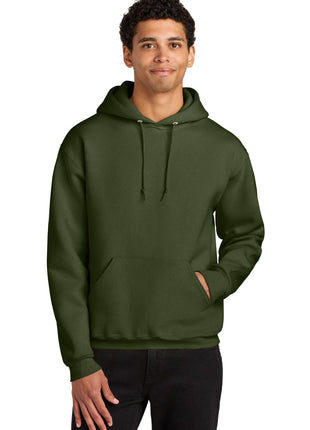 Jerzees Rugged™ Unisex Hooded Sweatshirt H12M - Military Green | Jerzees