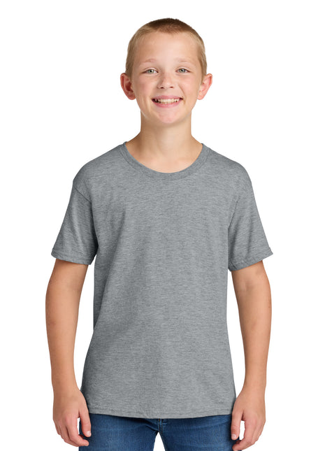 Jerzees Ultimate™ Youth Ring Spun T-Shirt IC46B - Athletic Heather | Jerzees