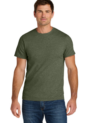 Jerzees Ultimate™ Unisex Ring Spun T-Shirt IC46M - Military Green Heather | Jerzees