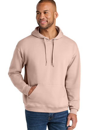 Jerzees Ultimate™ Unisex CVC Ring Spun Hooded Sweatshirt IC49M - Blush Pink | Jerzees