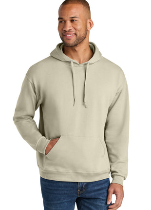 Jerzees Ultimate™ Unisex CVC Ring Spun Hooded Sweatshirt IC49M - Putty | Jerzees