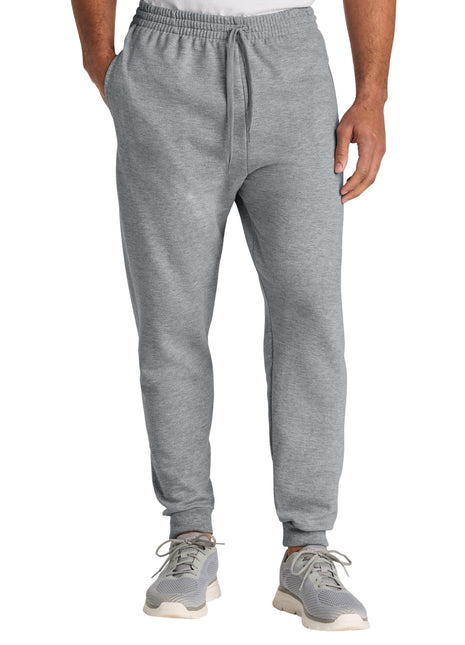 Jerzees Ultimate™ Unisex CVC Ring Spun Pocket Jogger IC50M - Athletic Heather | Jerzees