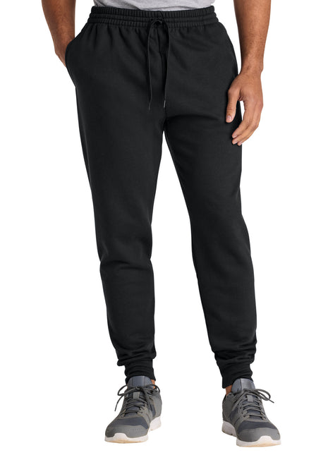 Jerzees Ultimate™ Unisex CVC Ring Spun Pocket Jogger IC50M - Black Ink | Jerzees