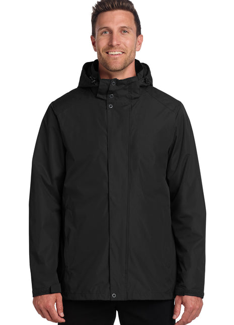 Port Authority® All-Weather 3-in-1 Jacket J123 - Black | Port Authority