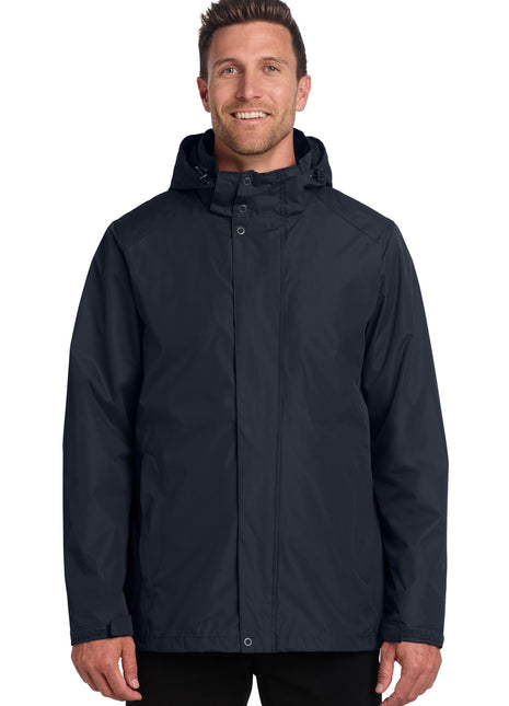 Port Authority® All-Weather 3-in-1 Jacket J123 - Storm Grey | Port Authority