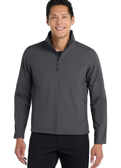 Port Authority® Tall Core Soft Shell Jacket. TLJ317 - Battleship Grey | Port Authority