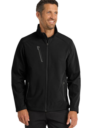 Port Authority® Welded Soft Shell Jacket. J324 - Black | Port Authority