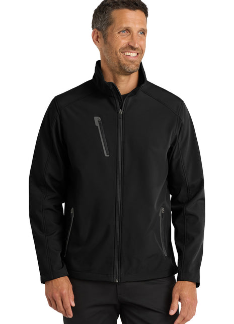 Port Authority® Welded Soft Shell Jacket. J324 - Black | Port Authority