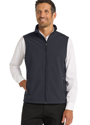 Port Authority® Core Soft Shell Vest. J325 - Battleship Grey | Port Authority