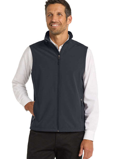 Port Authority® Core Soft Shell Vest. J325 - Battleship Grey | Port Authority