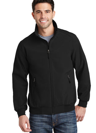 Port Authority® Soft Shell Bomber Jacket. J337 - Black | Port Authority