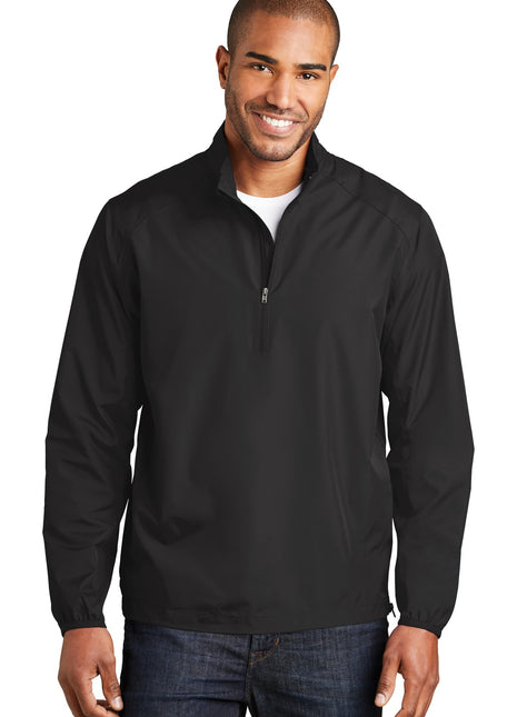 Port Authority® Zephyr 1/2-Zip Pullover. J343 - Black | Port Authority